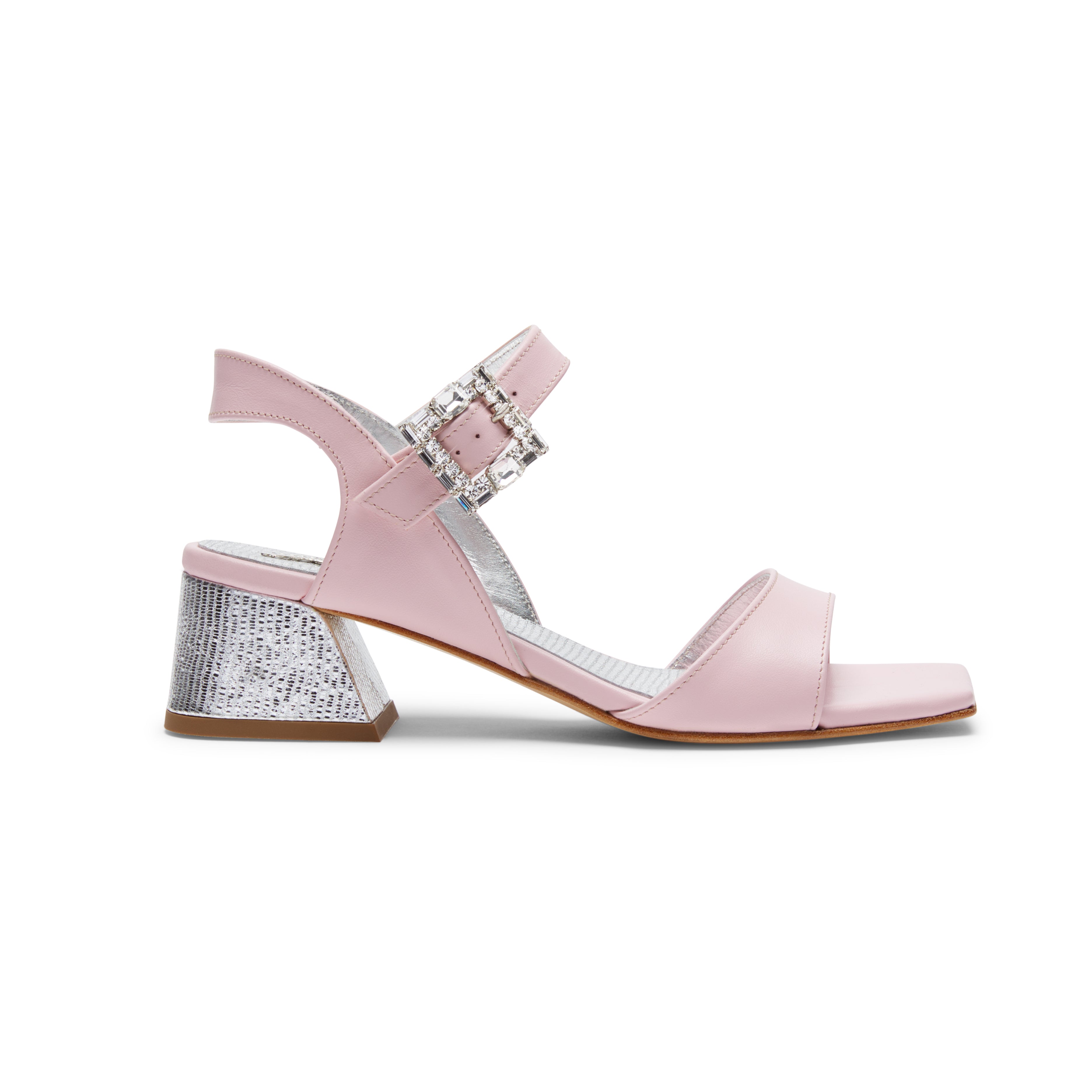 Brenda Ruched Ankle Wrap Sandals (Pink)  Ankle wrap sandals, Pink sandals,  Wrap sandals