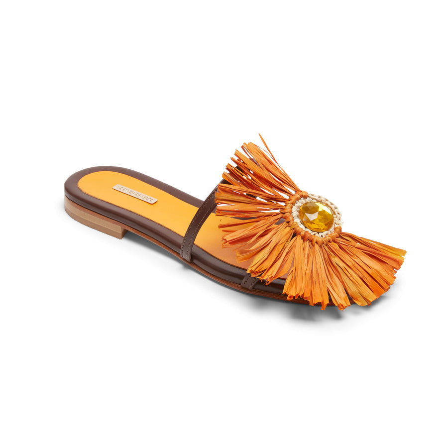 Virgie Naranja Sandals