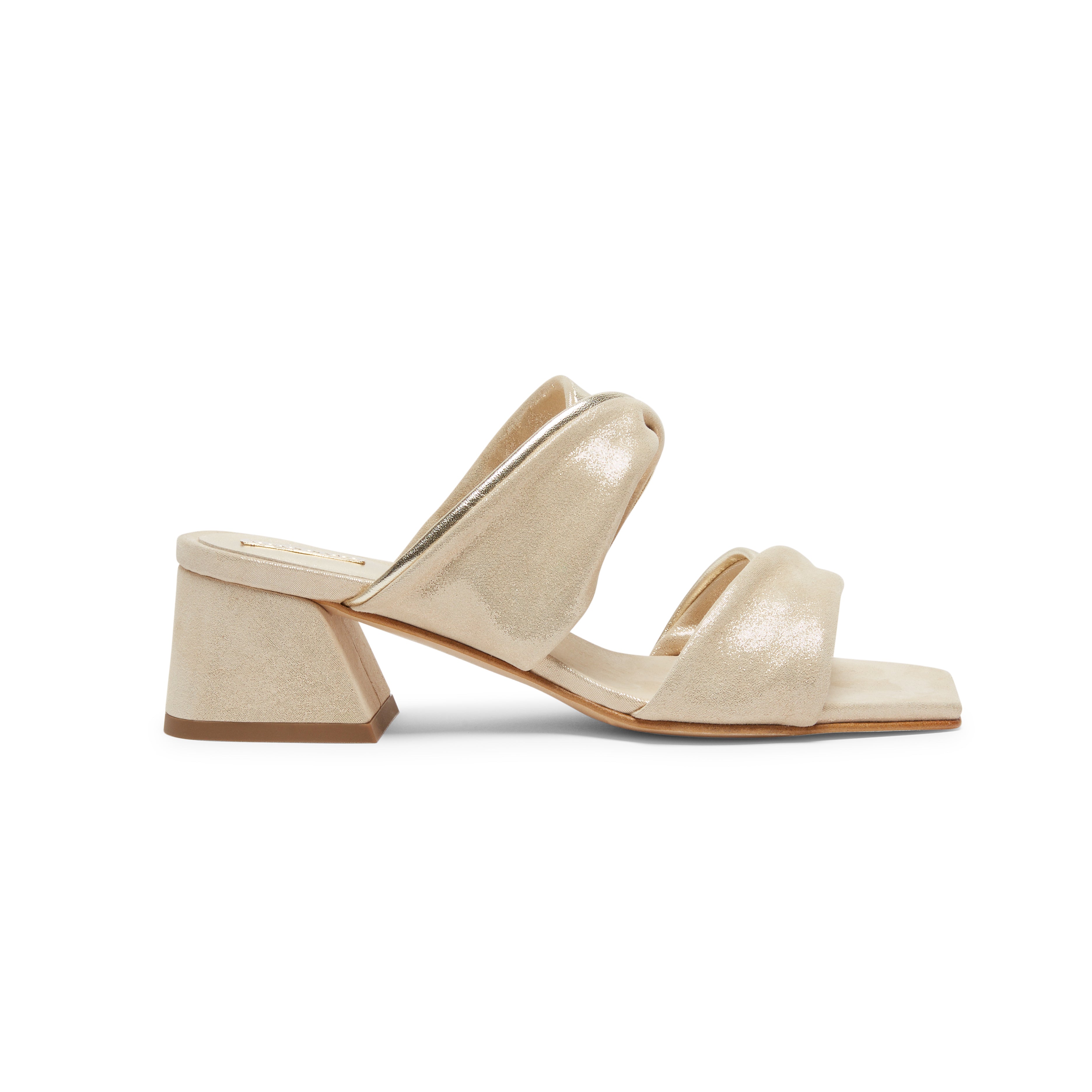 Cream and gold sales sandals